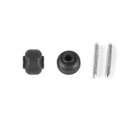 Moupaa 2 Set Achsen und Rollen motorisierte Köpfe Kleine Welle Räder für V6 V7 V8 V10 Staubsauger Powerheads Ersatzräder (Nur weiche Fussel-Rollerbürste)
