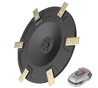 Moupaa Disco da taglio per tosaerba Dreame Roboticmower A1 Parti di ricambio per tosaerba robotico, 1 disco tagliaerba 6 lame di ricambio