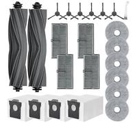 Moupaa Kit di 23 accessori per Dreame L40s Ultra AE/ L40s Ultra CE/ L10s Ultra Gen 2/X30 Ultra/L10s Pro Ultra Heat Robot Aspirapolvere Parti di Ricambio