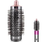 Moupaa Spazzola volumizzante rotonda per Dyson per Airwrap HS05/HS01 Multi-Styler Parte No. 969489-01 970750-01 per capelli piatti zoppicanti, Nero