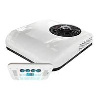 moupeaktain Condizionatore Camper 12V/24V, Condizionatore Elettrico da Tetto per Camper, Leggero E Portatile, Climatizzatore da Parcheggio per SUV, Camper, Camion, Furgoni, Roulotte,White-12V