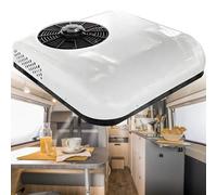 moupeaktain Condizionatore d'Aria da Tetto per Camper, Condizionatore per Roulotte 12V/24V, Silenzioso, Climatizzatore per Camper, Camion, Camper, Furgoni, Rimorchi per Barche, Trattori,White-24V