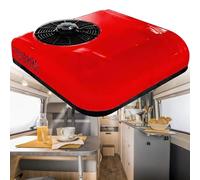 moupeaktain Condizionatore d'Aria da Tetto per Camper, Condizionatore per Roulotte 12V/24V, Silenzioso, Climatizzatore per Camper, Camion, Camper, Furgoni, Rimorchi per Barche, Trattori,Red-24V