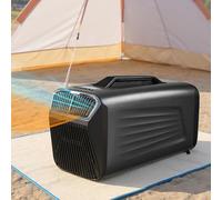 moupeaktain Condizionatore Portatile Tenda da 5400BTU/5600BTU per Uso Esterno E Interno, Raffreddamento/Riscaldamento, Climatizzatore Portatile per Campeggio, Camper, Camion, Furgone,Grey