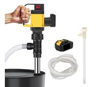 moupeaktain Elettrica Pompa per Travaso Liquidi Senza Fili da 1000W, Sollevamento di 7M, velocità di 12000 Giri/Min, 3 velocità Pompa Travaso Liquidi, Pompa Travaso Benzina con Batteria da 36V,RPP