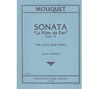 Mouquet: Sonata "La Flute de Pan" Opus 15 - Flute and Piano