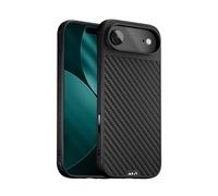 Mous Cover Magnetica per iPhone Air 6,5 Pollici, Compatibile con MagSafe e con il controllo fotocamera - Limitless - Custodia per iPhone 17 Air in Fibra di Carbonio - Antiurto, Anti-Graffio, Nera