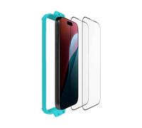 Mous Pellicola protettiva per iPhone 16 Pro Max, in vetro temperato, confezione da 2, resistente all'acqua e all'olio