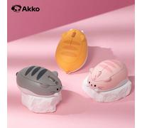 Mouse a tema Akko Cat Mouse wireless trimodale Bluetooth 3.0 / 5.0 da 2,4 GHz per PC portatile Computer Plug and Play