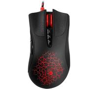 Mouse A4Tech Bloody A90 USB 6200 DPI Nero Rosso 8 Pulsanti Illuminazione Rosso
