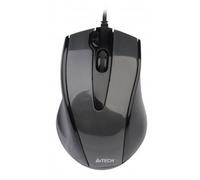 Mouse A4Tech N-500F USB V-Track 1600 DPI Nero Grigio Ergonomico