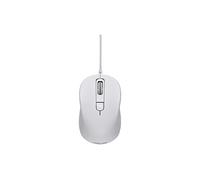 MOUSE ASUS MU101C, Collegamento USB Typ-A, Ingresso: Otticamente a mezzo LED, Scrolling a Rotella, Risoluzione max 3200 dpi, Bianco