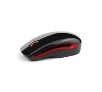 MOUSE ATLANTIS OFFICE P009-M7061-G WIRELESS USB Ottico 3 tasti 1.200dpi mini ricevitore nano Nero NEW