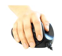 MOUSE BAKKER BNEP210R, Collegamento Cablato, Scrolling a Rotella, Risoluzione max 1000 dpi, forma ergonomica, Nero