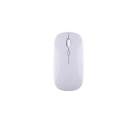 Mouse Bluetooth compatibile con iPad, Samsung MatePad, Lenovo MiPad, tablet e laptop Android e Windows - Mouse wireless a batteria, bianco
