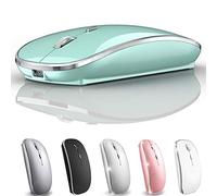 Mouse Bluetooth wireless Bluetooth per iPad Pro, iPad Air, Mac, MacBook Pro, MacBook Air, laptop, Chromebook, Windows, HP, DELL (blu)