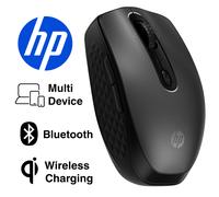Mouse Bluetooth wireless HP 695 ricarica multi-dispositivo USB-C e Qi program...