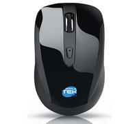 MOUSE BLUETOOTH WIRELESS NERO ERGONOMICO 3 TASTI 1600 DPI 2 X AA SMARTPHONE PC