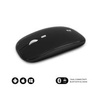 Mouse Bluetooth Wireless Subblim SUBMO-DFLAT20 Nero 1600 dpi