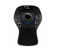 MOUSE CABLATO 3DCONNEXION Tattile Multi-Touch Spacemouse Pro per Disegno 3D CAD 3DX-600043, Collegamento USB, Scrolling a Rotella, forma ergonomica, Black