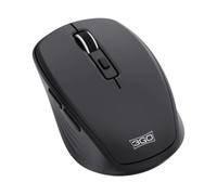 Mouse cablato 3GO MWBOLT, Collegamento RF Wireless + USB Type-A, Scrolling a Rotella, Risoluzione max 1600 dpi, Nero