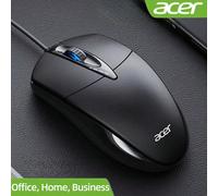 Mouse cablato Acer M119, ultra leggero e silenzioso, mouse da ufficio/gaming per desktop/laptop, mouse ottico USB con design ergonomico a presa naturale Tagli UnicaABS