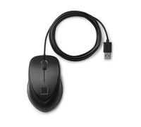 MOUSE CABLATO HP USB Fingerprint, Collegamento USB Typ-A, Scrolling a Rotella, Nero