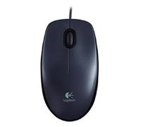 Mouse cablato M90 nero, porta USB, per destra e