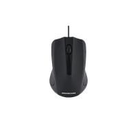 MOUSE CABLATO MODECOM MC-M9, Collegamento USB Typ-A, Scrolling a Rotella, Risoluzione max 1000 dpi, Nero