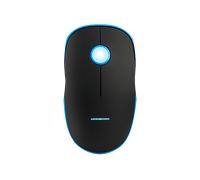 MOUSE CABLATO MODECOM MCM111, Tasti: 3, USB tipo A, forma ergonomica, Collegamento USB Typ-A, Scrolling a Touch, Risoluzione max 1600 dpi, forma ergonomica, Nero, Blu