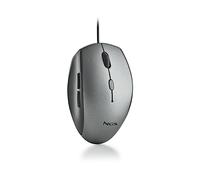 Mouse cablato NGS MOTH, Collegamento USB Typ-A, Scrolling a Rotella, Risoluzione max 1603 dpi, forma ergonomica, Grigio