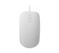 MOUSE CHERRY AK-PMH3, Collegamento USB Typ-A, Scrolling a Pulsanti, Risoluzione max 1000 dpi, forma ergonomica, Bianco