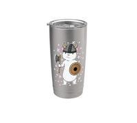 Mouse come vichingo Bicchiere termico in acciaio inox doppia parete