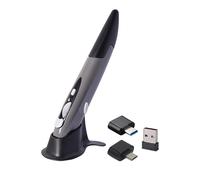 Mouse con penna ottica a forma di penna per mouse wireless verticale 2.4G