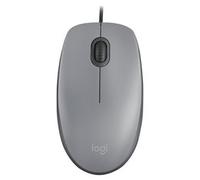 Logitech - Mouse M110 Silent-mid Grey Logitech