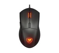 COUGAR Gaming | Mouse Gaming | MINOSEX Nero - Sensore ottico PMW3330-7200 DPI - Switch OMRON - Retroilluminazione RGB personalizzabile - Design ergonomico - Pattini in PTFE - Connettore USB