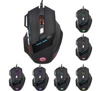 Mouse da gaming dal design ergonomico, portatile e comodo per giocare ovunque, con un aspetto elegante e un pulsante di attivazione rapida per un