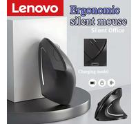 Mouse da Gaming Ergonomico Verticale Lenovo, Wireless Ricaricabile, Mouse Ottico 2.4G per Computer, PC, Laptop, Desktop, USB