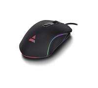 Ewent - Mouse da Gaming RGB a 7 Pulsanti, Sensore Ottico ad Alta Precisione 4800DPI - Mouse da Gioco Ergonomico, Colore Nero