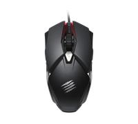 MOUSE DA GAMING MAD CATZ BAT. 6+, Tasti: 10, Cablata, forma ergonomica, Collegamento USB, Ingresso: Otticamente a mezzo LED, Risoluzione max 12.000 dpi, forma ergonomica, Nero, Rosso