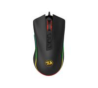 MOUSE DA GAMING REDRAGON M711 COBRA, Tasti: 9, USB tipo A, forma ergonomica, Collegamento USB tipo A, Scrolling a Rotella, Risoluzione max 10000 dpi, forma ergonomica, Nero