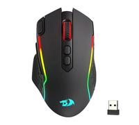 Mouse da Gaming Wireless Redragon M810 MAX a 3 Modalità, Mouse RGB Cablato/Wireless 12000 DPI, Tasto Rapid Fire, 8 Pulsanti Macro