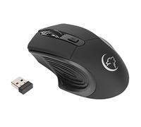 Mouse da gioco 2.4G, Gigicial 3 livelli regolabili DPI1200 1600 2400 Mouse ergonomico senza fili con ricevitore USB per computer portatile