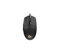 Mouse da gioco cablato Logitech G102 LIGHTSYNC RGB con 6 tasti programmabili, risoluzione massima 8000 DPI, nero