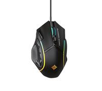 NOVA GAMING - Virgo - Mouse Gaming Cablato RGB Programmabile - Peso Regolabile, Software di Personalizzazione, DPI regolabile, 13 animazioni LED