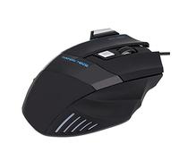 Mouse da gioco Compatibile con Bloody A70 Mouse ottico da gioco USB da 4000 DPI Mouse cablato con riflessi colorati