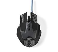 Mouse Gaming cablato da gioco 7 pulsanti luci LED Sensore Ottico 2400 DPI