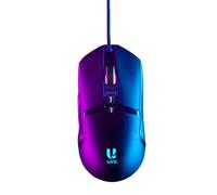 Mouse da Gioco con Filo USB, Mouse da Gaming Illuminazione RGB, 7 Pulsanti, Mouse Ottico Ergonomico per PC, 6400DPI, Cablato per Giochi Computer, Luci LED, Nero