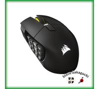 Mouse da gioco CORSAIR SCIMITAR ELITE WIRELESS SE pistola metallo nero MMO 16...