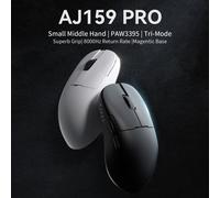 Mouse da gioco dual-mode AJAZZ AJ159P mouse frontale cablato PAW3395 BIANCO